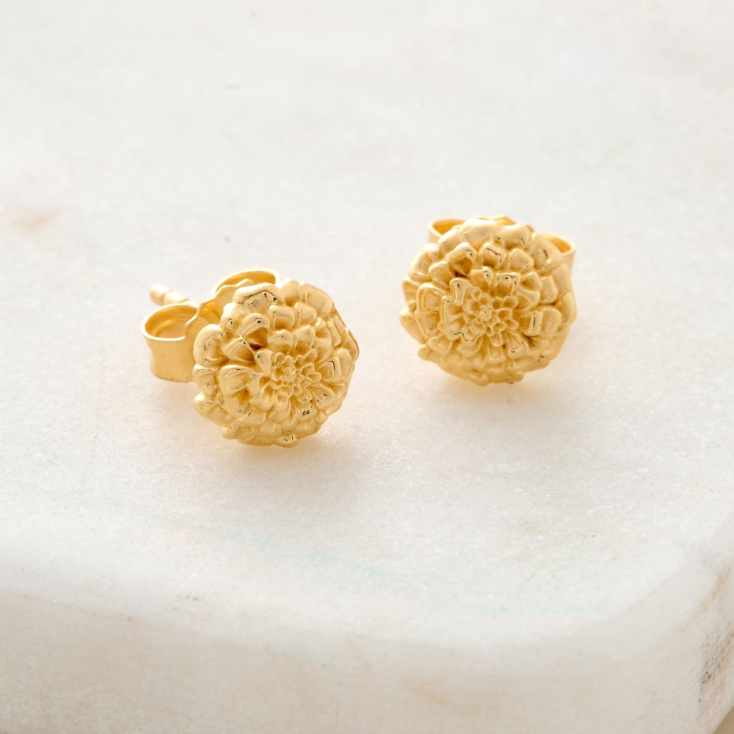 Marigold Gold Vermeil Silver Studs Scarlett Jewellery