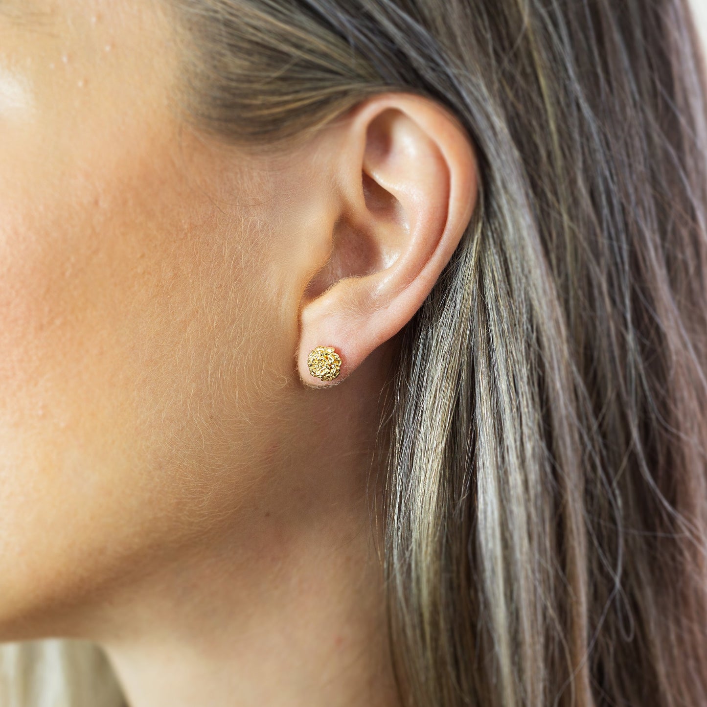 Marigold Gold Vermeil Silver Studs Scarlett Jewellery