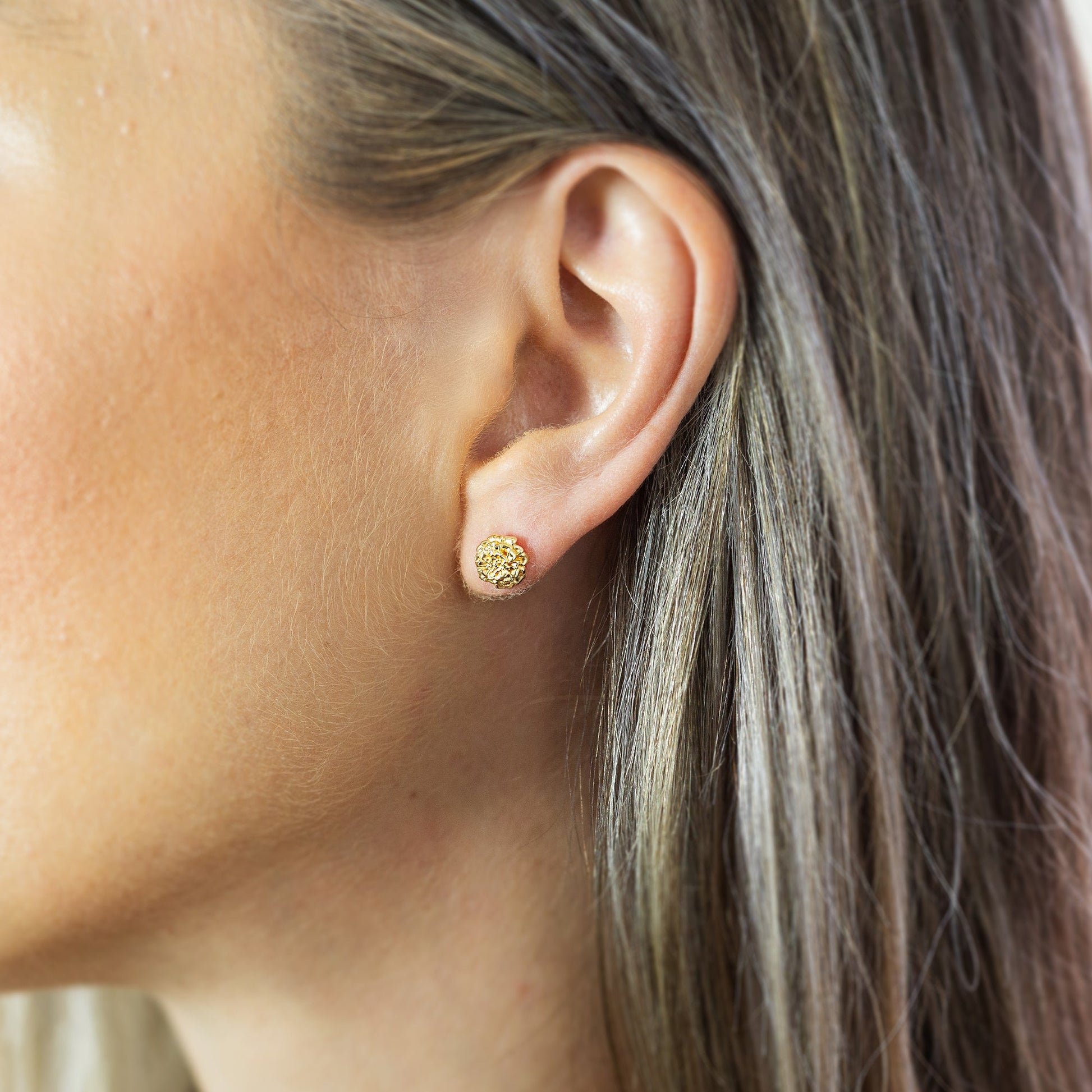 Marigold Gold Vermeil Silver Studs Scarlett Jewellery