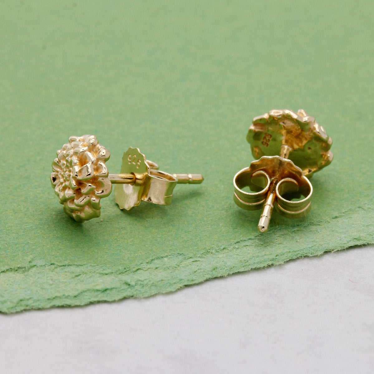 Marigold Gold Vermeil Silver Studs Scarlett Jewellery
