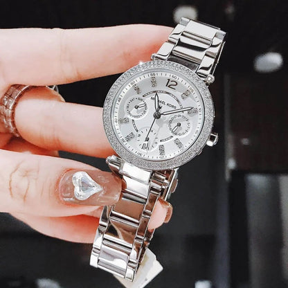 Michael Kors MK5615 Mini Parker Women's Silver Watch - SJR London Timepiece