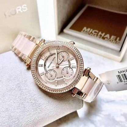 Michael Kors MK6110 Mini Parker Women's Rose Gold Watch - SJR London Timepiece