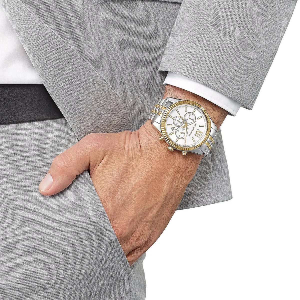 Michael Kors MK8344 Lexington Men's Two-Tone Watch - SJR London Timepiece