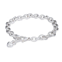 Mini Lifetime Silver Heart Charm Bracelet Scarlett Jewellery