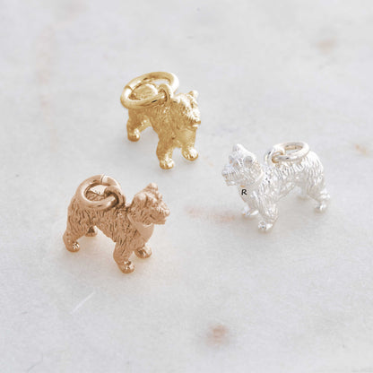 Miniature Schnauzer Silver Dog Charm Scarlett Jewellery