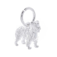 Miniature Schnauzer Silver Dog Charm Scarlett Jewellery