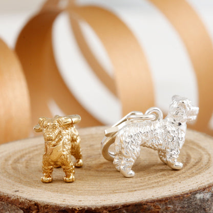 Miniature Schnauzer Silver Dog Charm Scarlett Jewellery