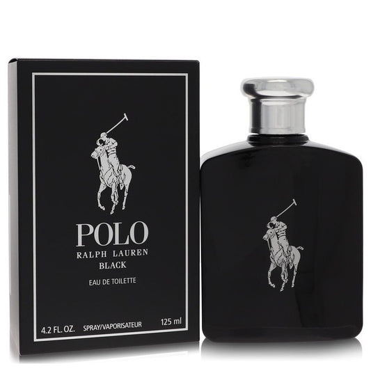 Ralph Lauren Polo Black Eau de Toilette Spray 4.2 oz / 125 ml for Men