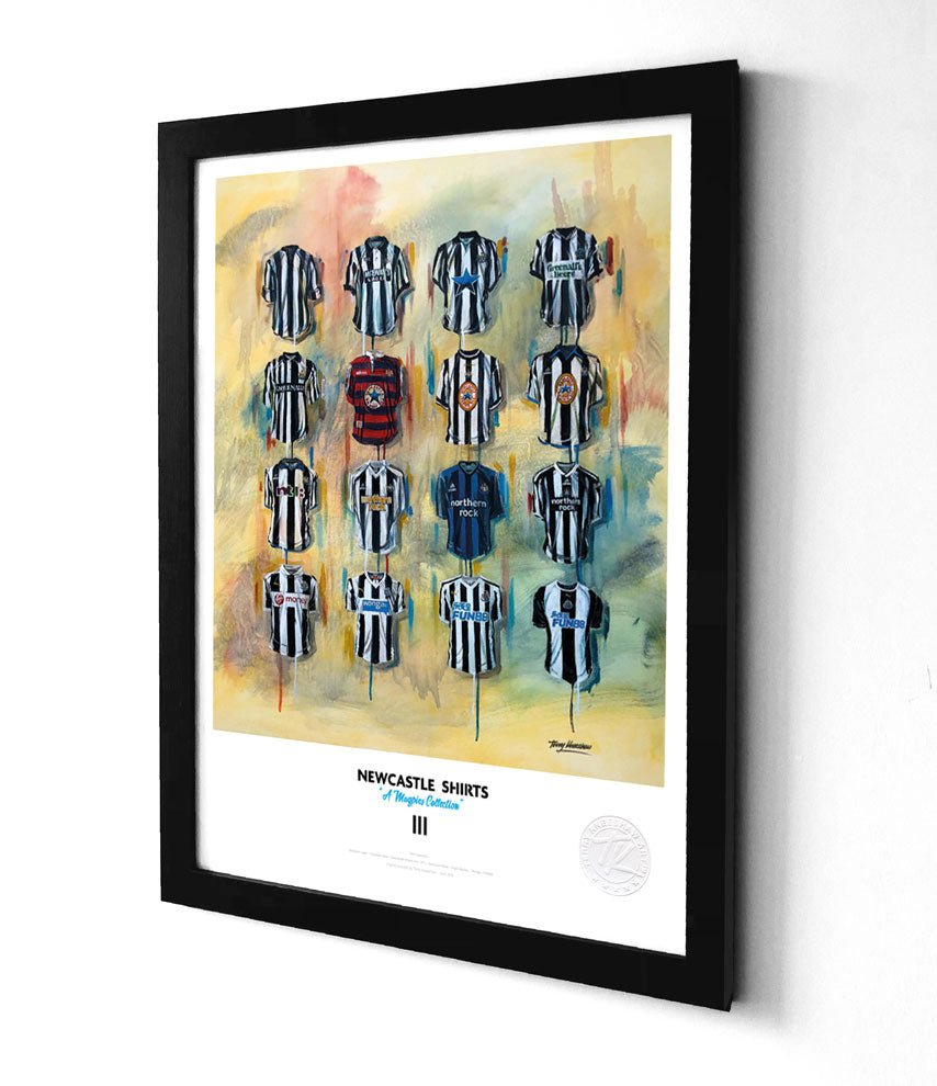 Newcastle Shirts - A3 Collectors Print