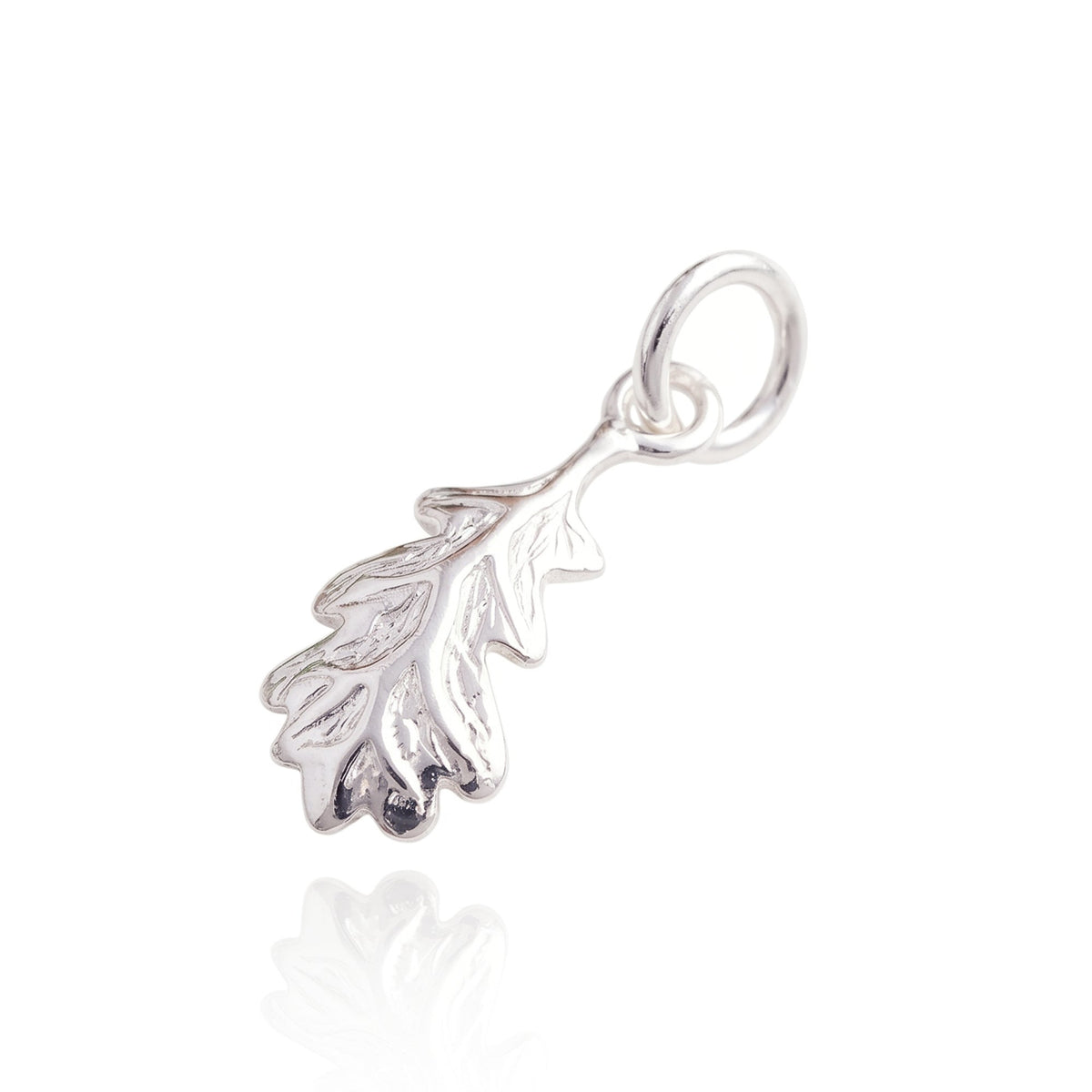 Oak Leaf Silver Charm Scarlett Jewellery