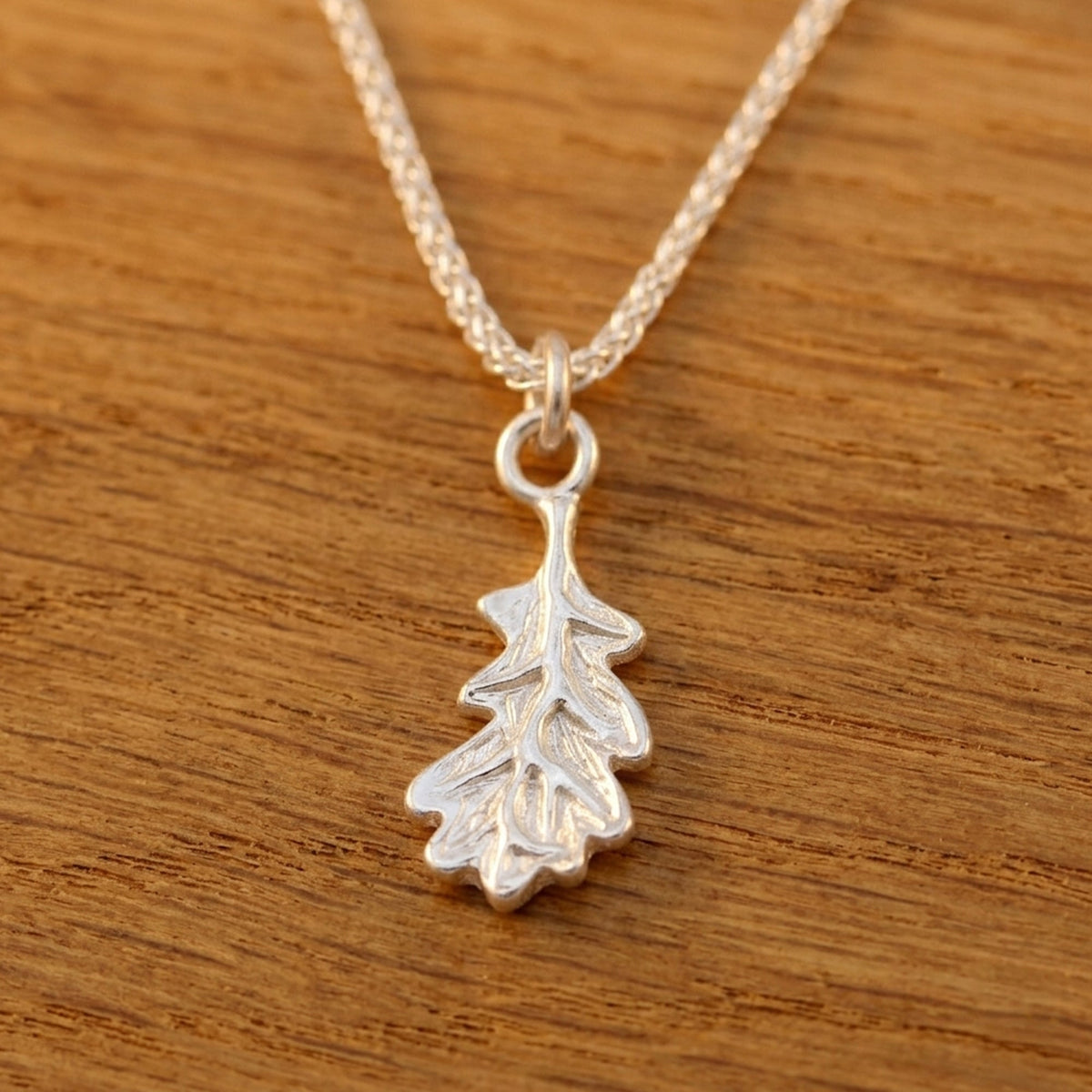 Oak Leaf Silver Charm Scarlett Jewellery