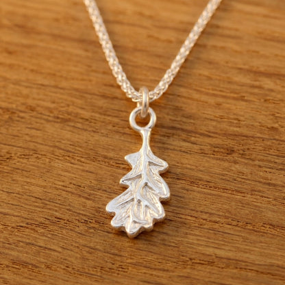 Oak Leaf Silver Charm Scarlett Jewellery