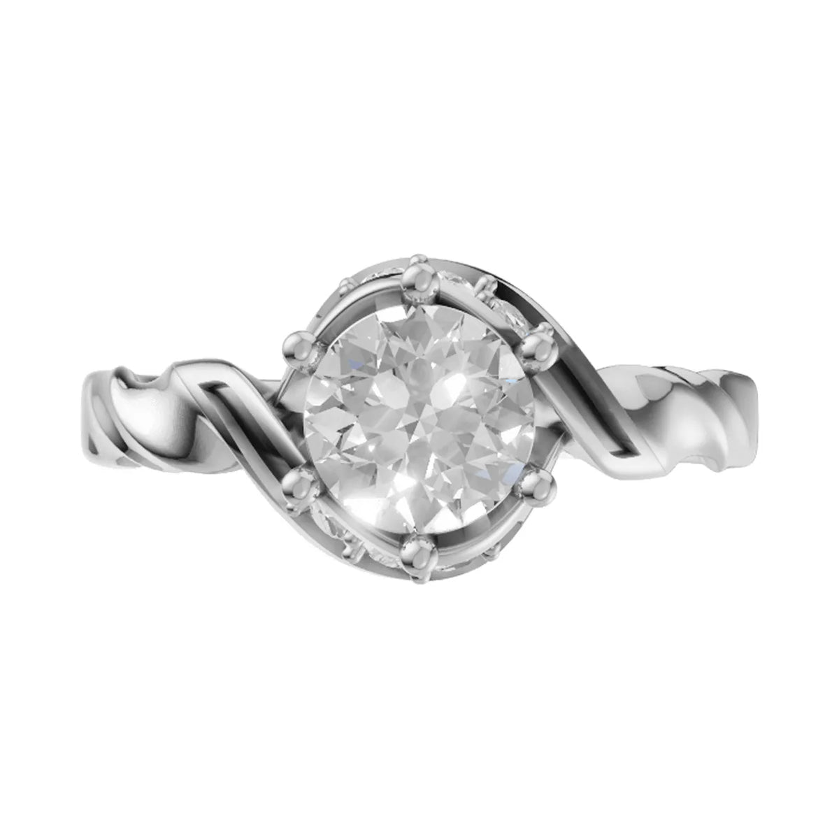 Celestial Vine Side Stone Ring - SJR London Timepiece