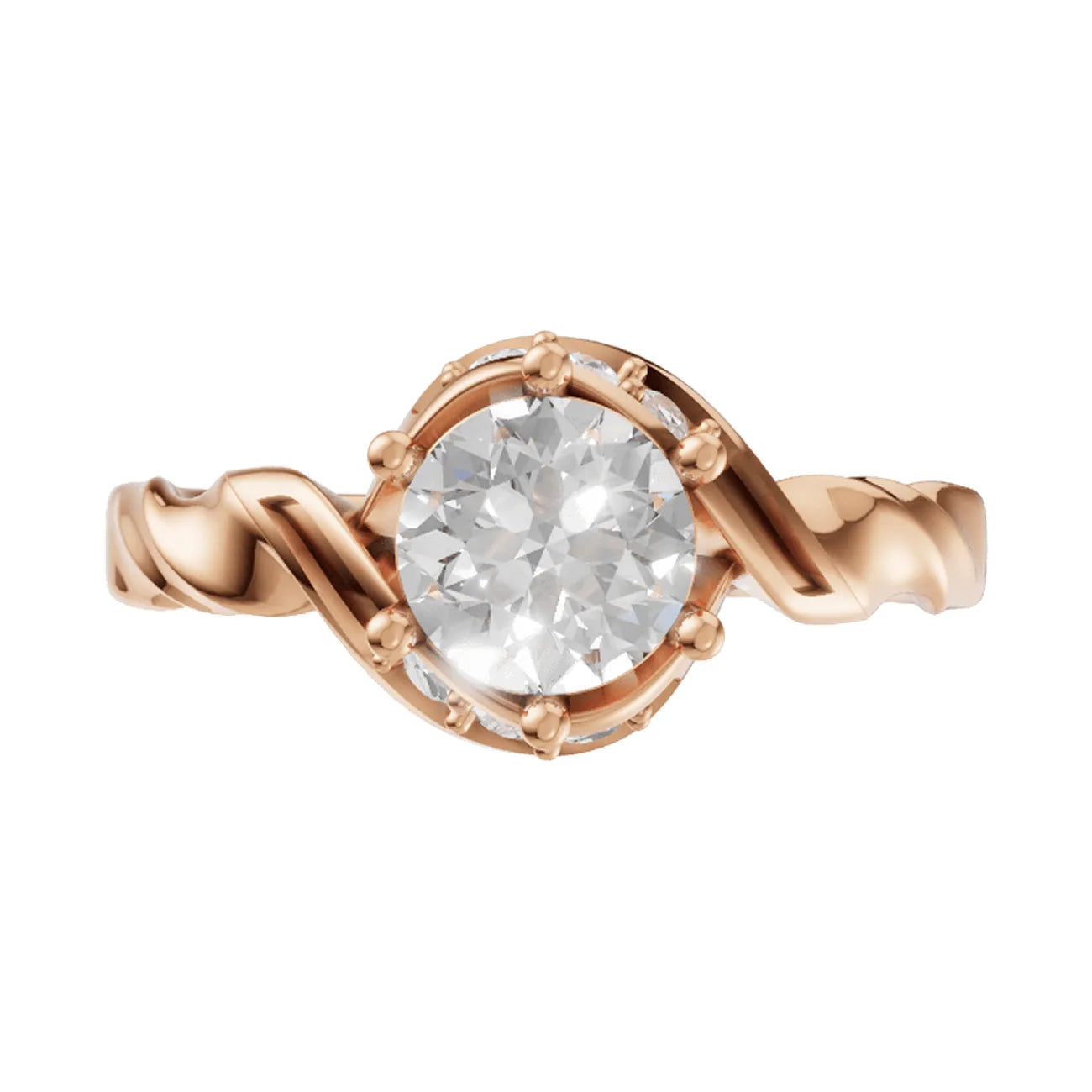Celestial Vine Side Stone Ring - SJR London Timepiece