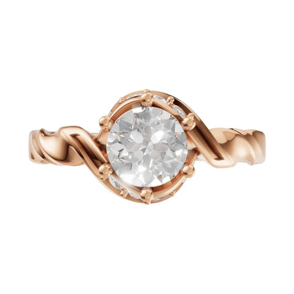 Celestial Vine Side Stone Ring - SJR London Timepiece