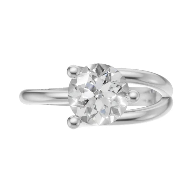 Celine Bypass Solitaire Ring - SJR London Timepiece