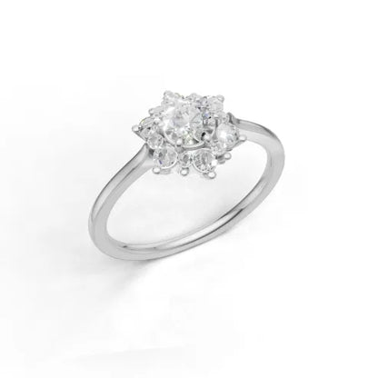 Flora Belle Halo Ring - SJR London Timepiece