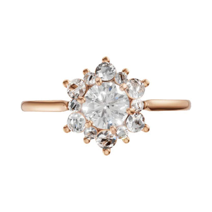 Flora Belle Halo Ring - SJR London Timepiece