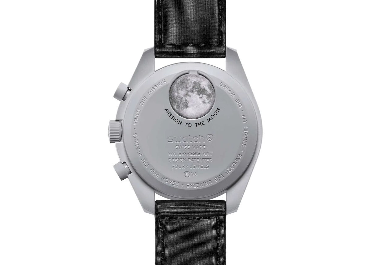 Swatch x Omega Bioceramic Moonswatch Mission to The Moon (SO33M100) - SJR London Timepiece