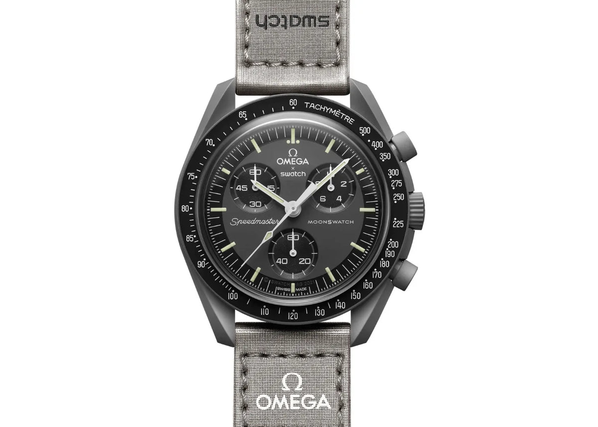 Swatch x Omega Bioceramic Moonswatch Mission to Mercury (SO33A100) - SJR London Timepiece