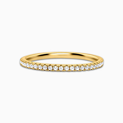 Thin Full Eternity Ring (1.2 mm) in Gold - SJR London Timepiece