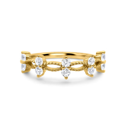 Alana Ring in Gold - SJR London Timepiece