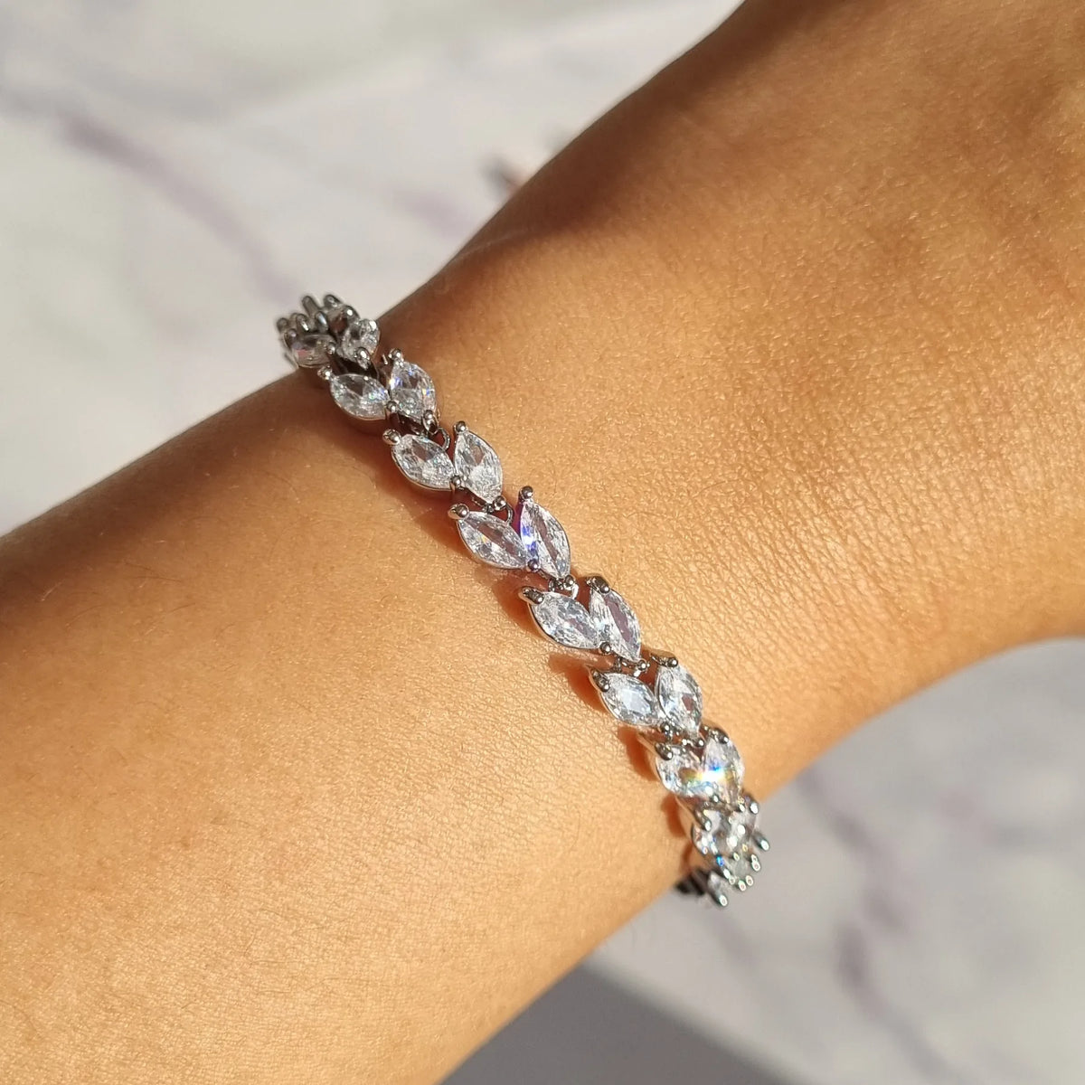Marquise Cut Petal Bracelet - SJR London Timepiece