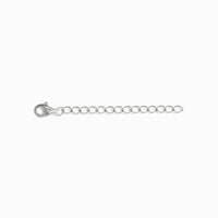 2 Inch Necklace Chain Extender in Sterling Silver - SJR London Timepiece