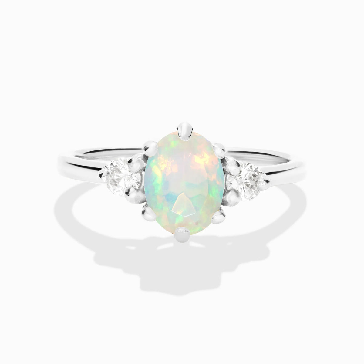 Opal Ring in Sterling Silver - SJR London Timepiece