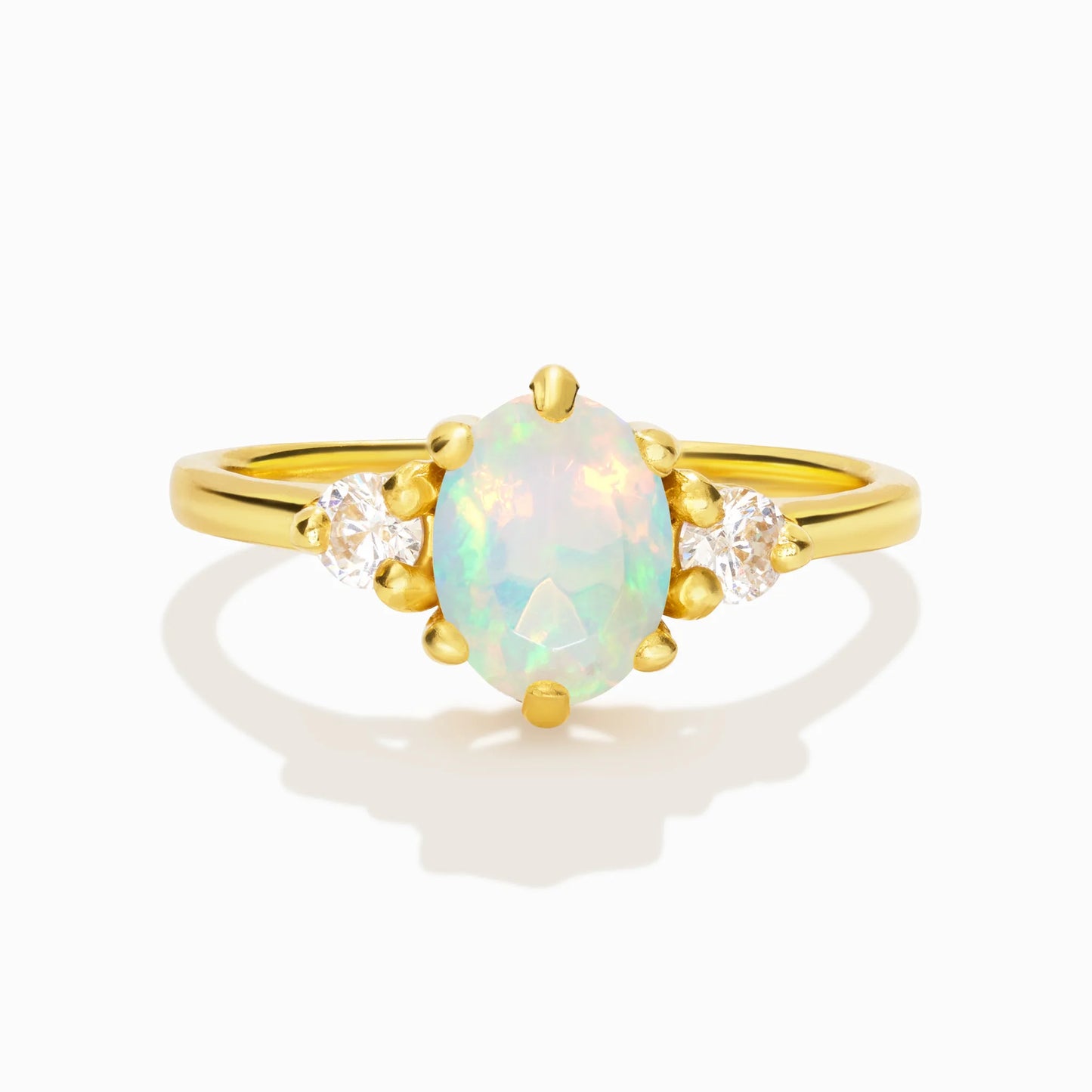 Opal Ring in 18k Gold Vermeil - SJR London Timepiece