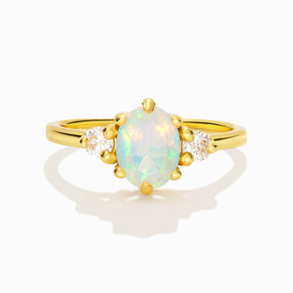 Opal Ring in 18k Gold Vermeil - SJR London Timepiece
