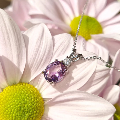 Essential Amethyst Jewellery Set in Sterling Silver - SJR London Timepiece
