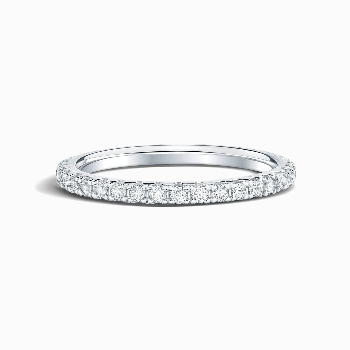 Classic Full Eternity Ring (1.8 mm) in Sterling Silver - SJR London Timepiece