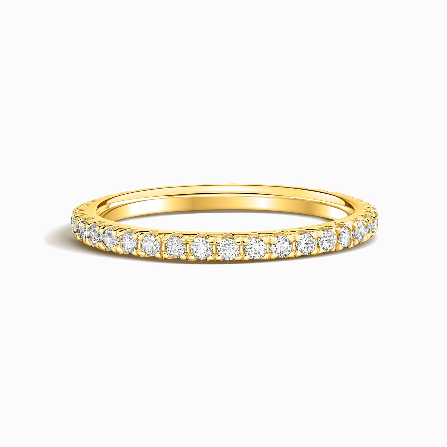 Classic Eternity Ring (1.8 mm) in 18k Gold Vermeil - SJR London Timepiece