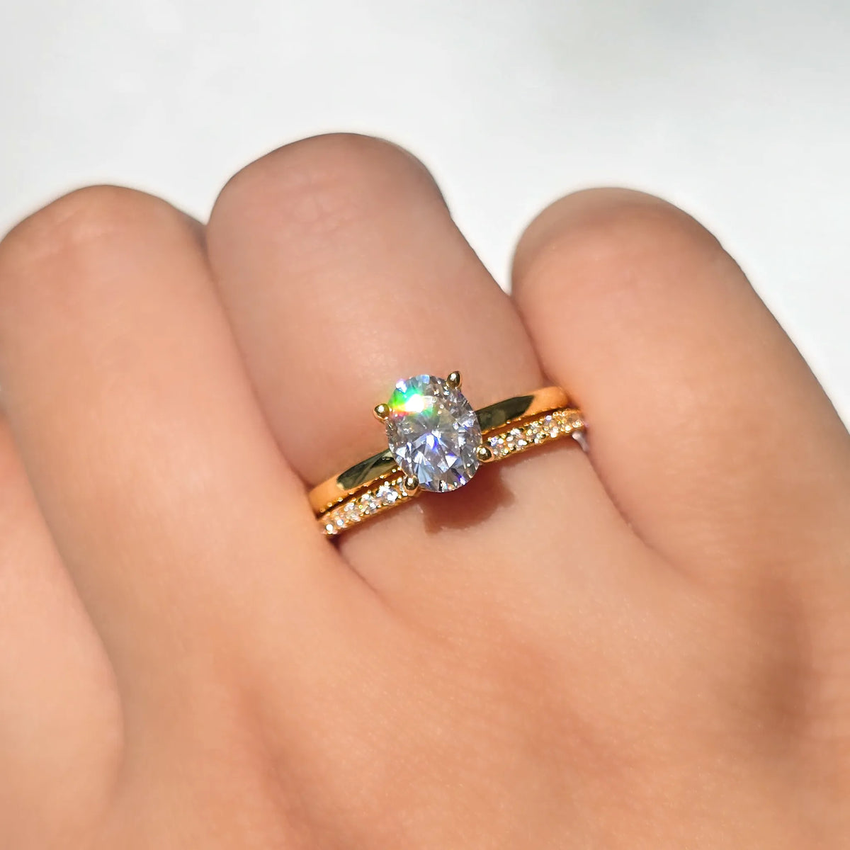 Classic Eternity Ring (1.8 mm) in 18k Gold Vermeil - SJR London Timepiece