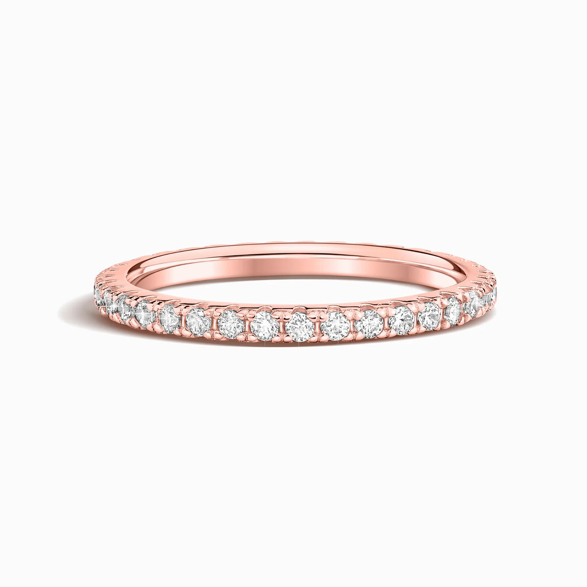 Classic Eternity Ring (1.8 mm) in 18k Rose Gold Vermeil - SJR London Timepiece