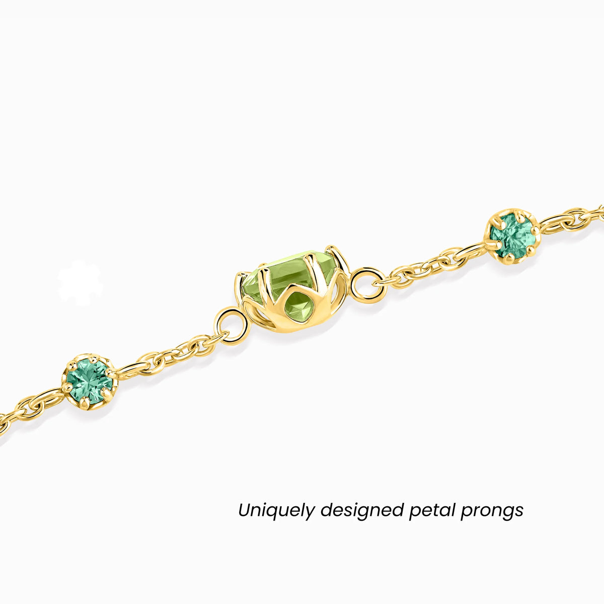 Emerald & Peridot Jewellery Set in 18k Gold Vermeil - SJR London Timepiece