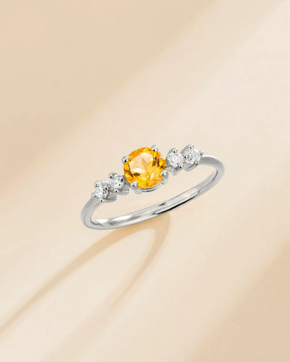 Citrine Everyday Jewellery Gift Set in Sterling Silver - SJR London Timepiece