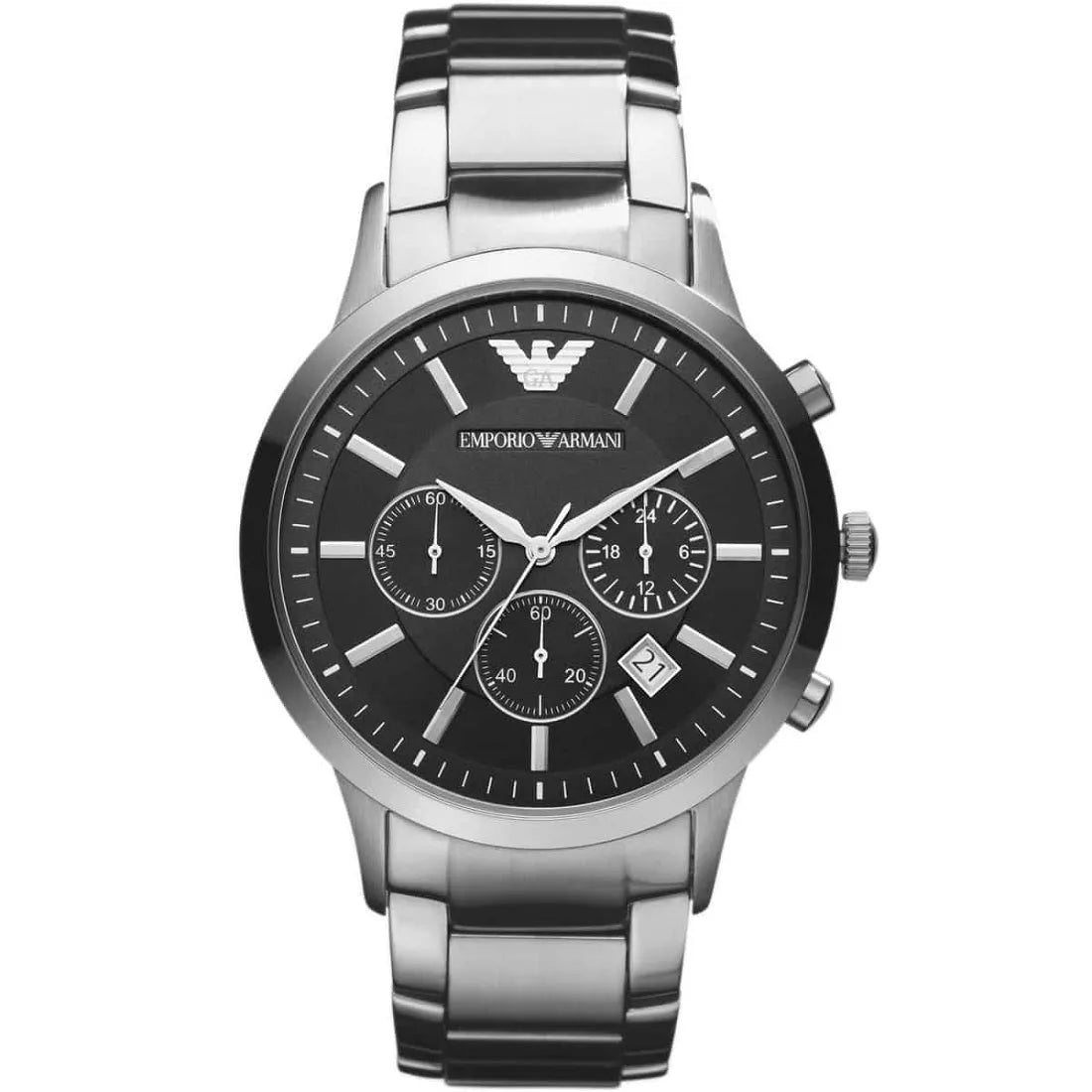 Emporio Armani AR2434 Renato Men's Silver Watch - SJR London Timepiece