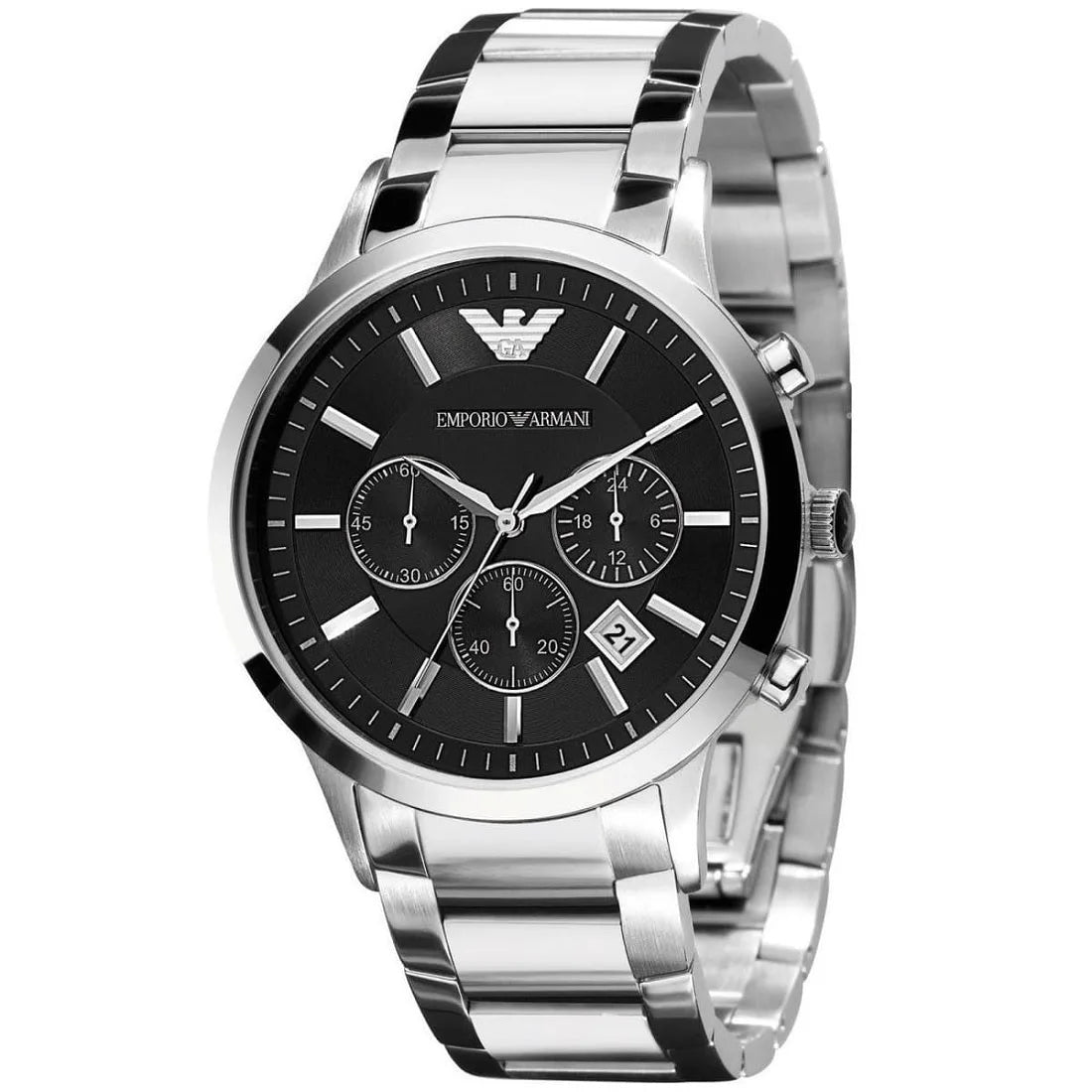 Emporio Armani AR2434 Renato Men's Silver Watch - SJR London Timepiece