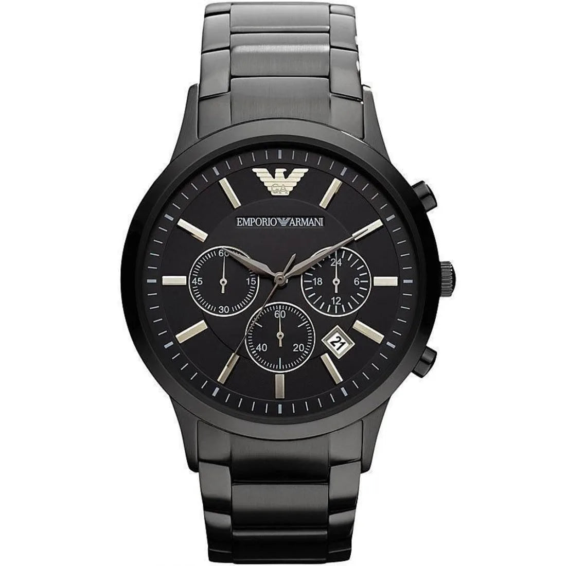Emporio Armani AR2453 Renato Men's Blackout Watch - SJR London Timepiece