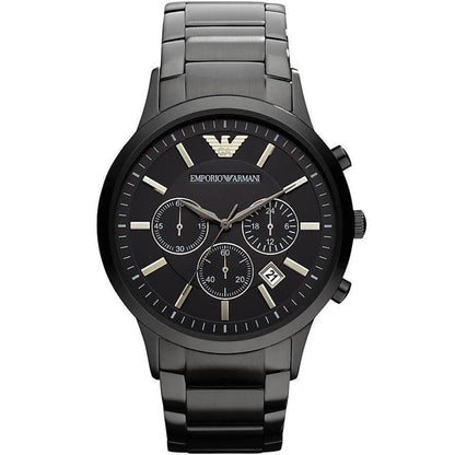 Emporio Armani AR2453 Renato Men's Blackout Watch - SJR London Timepiece