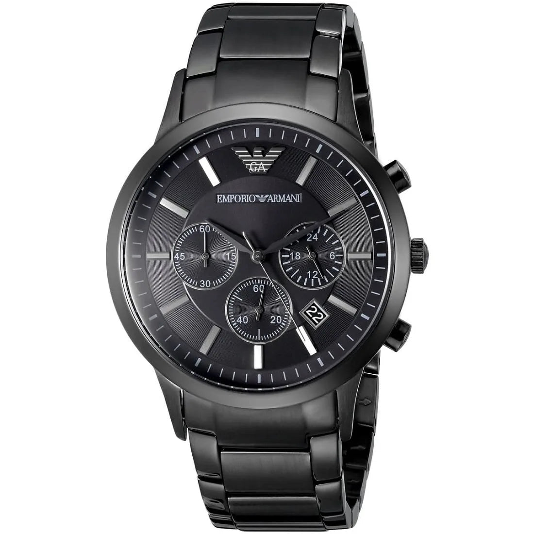 Emporio Armani AR2453 Renato Men's Blackout Watch - SJR London Timepiece
