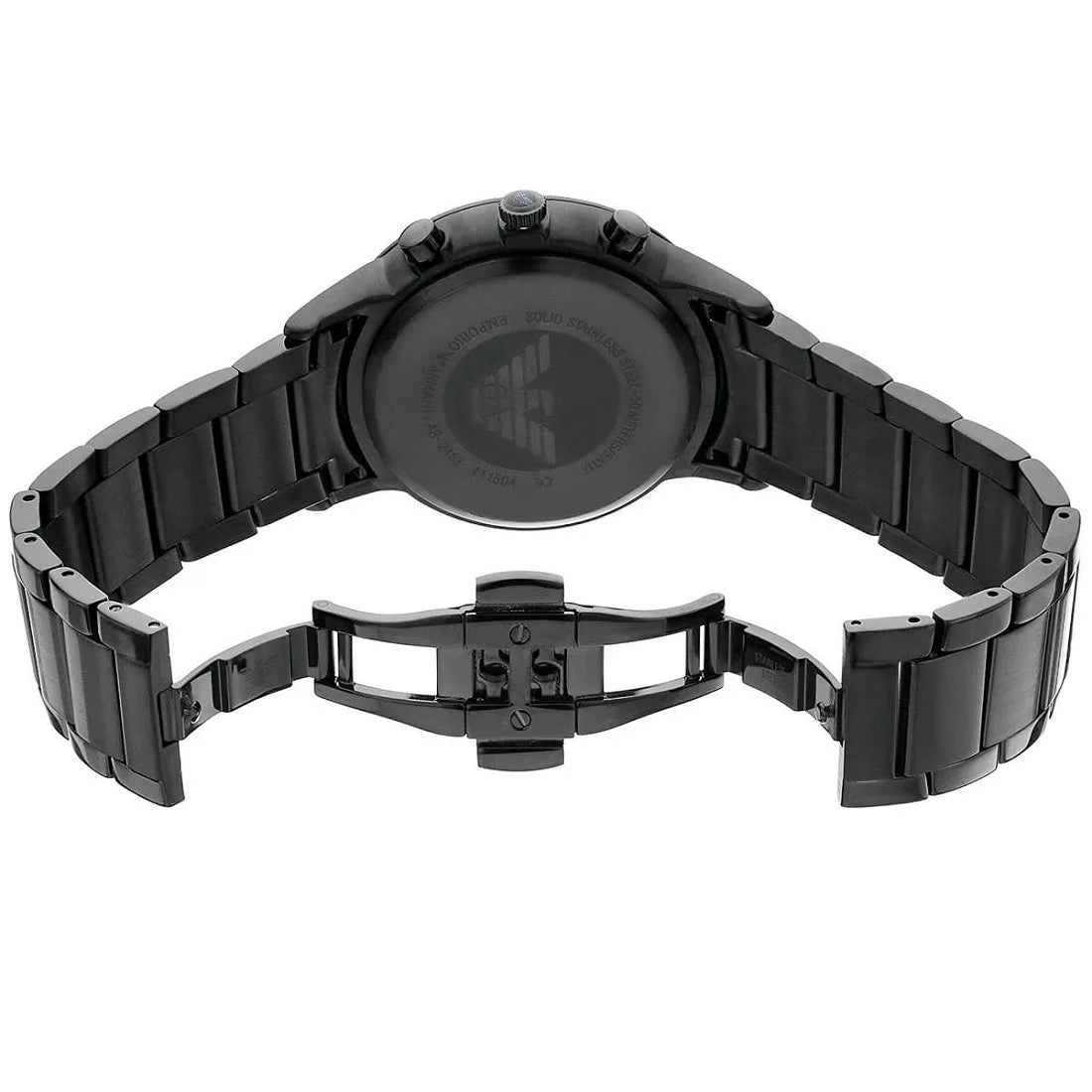 Emporio Armani AR2453 Renato Men's Blackout Watch - SJR London Timepiece