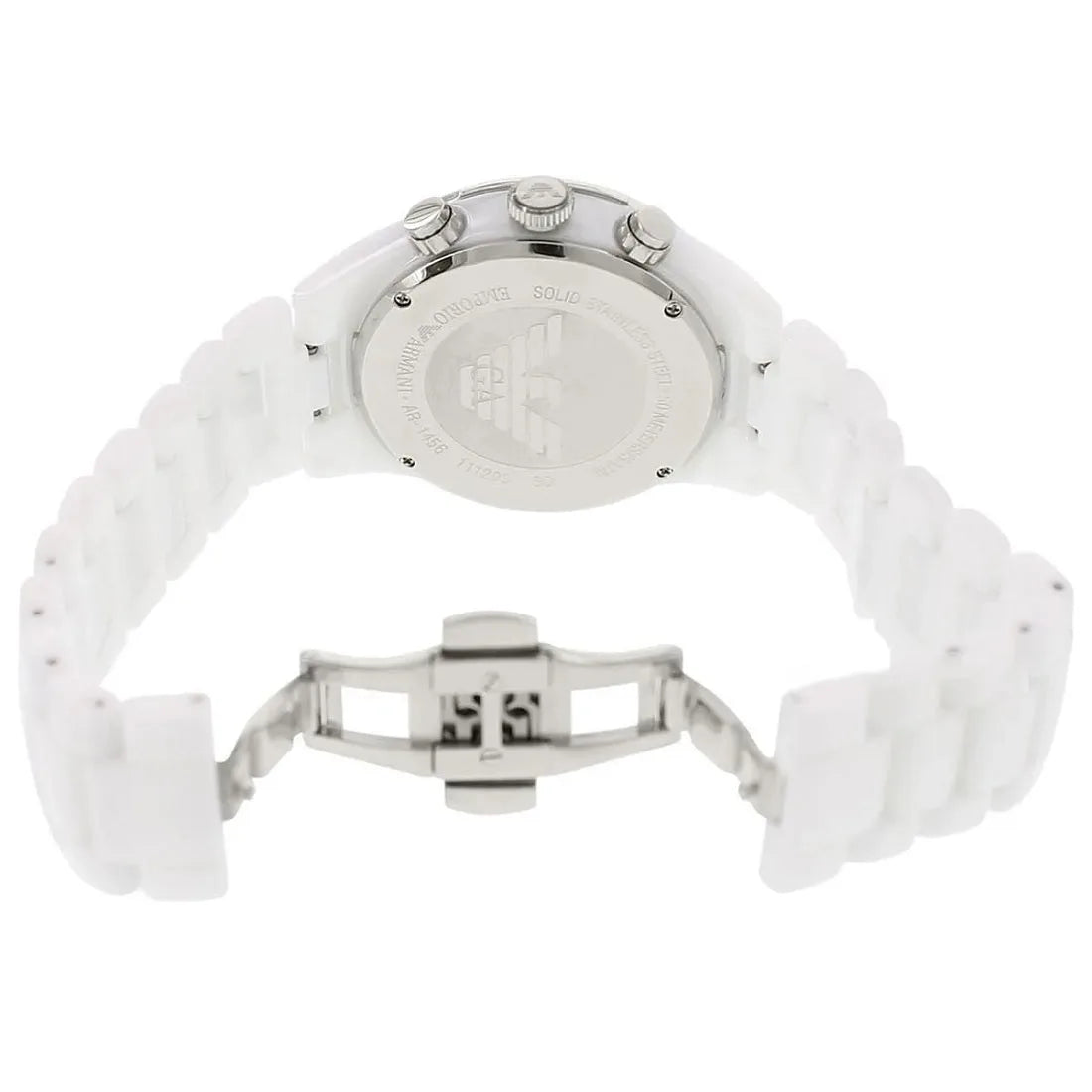 Emporio Armani AR1456 Ceramica Women's White Watch - SJR London Timepiece