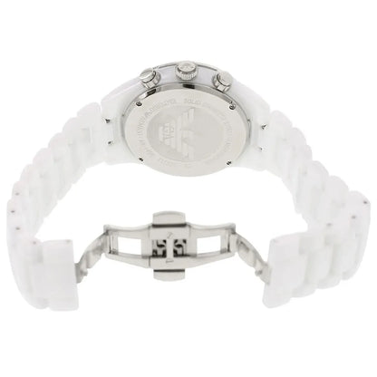 Emporio Armani AR1456 Ceramica Women's White Watch - SJR London Timepiece