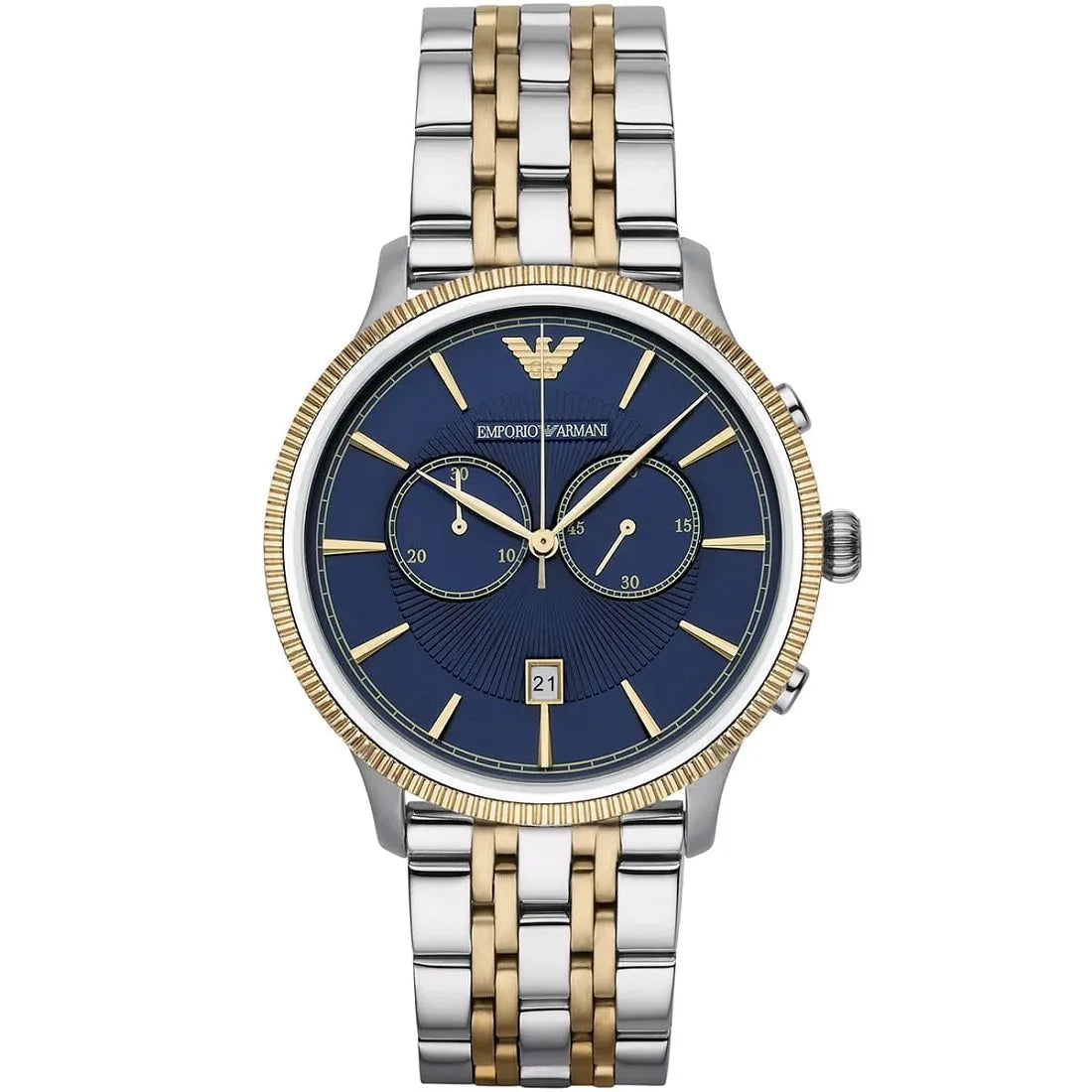 Emporio Armani AR1847 Alpha Men's Two-Tone Watch - SJR London Timepiece