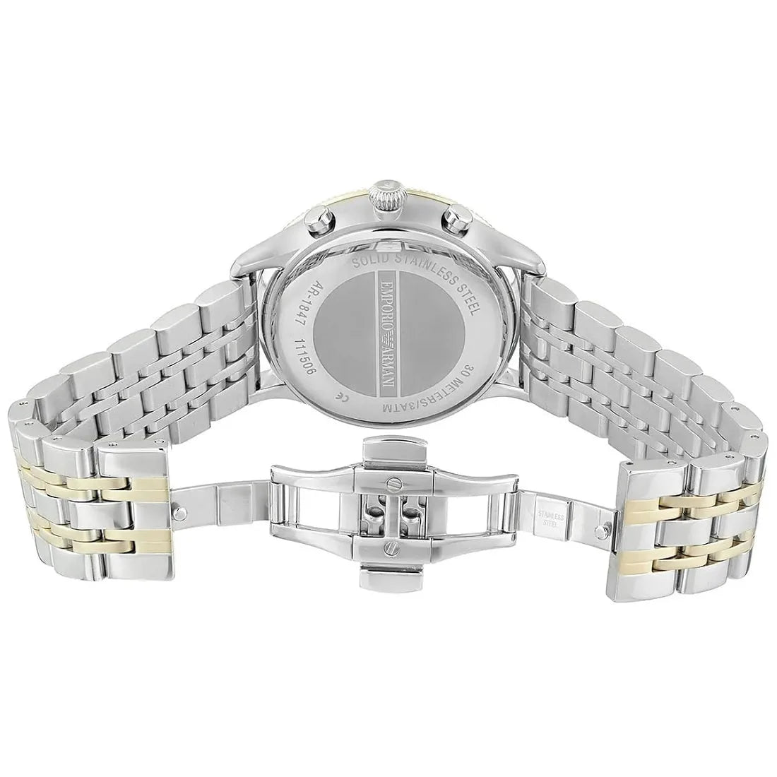 Emporio Armani AR1847 Alpha Men's Two-Tone Watch - SJR London Timepiece