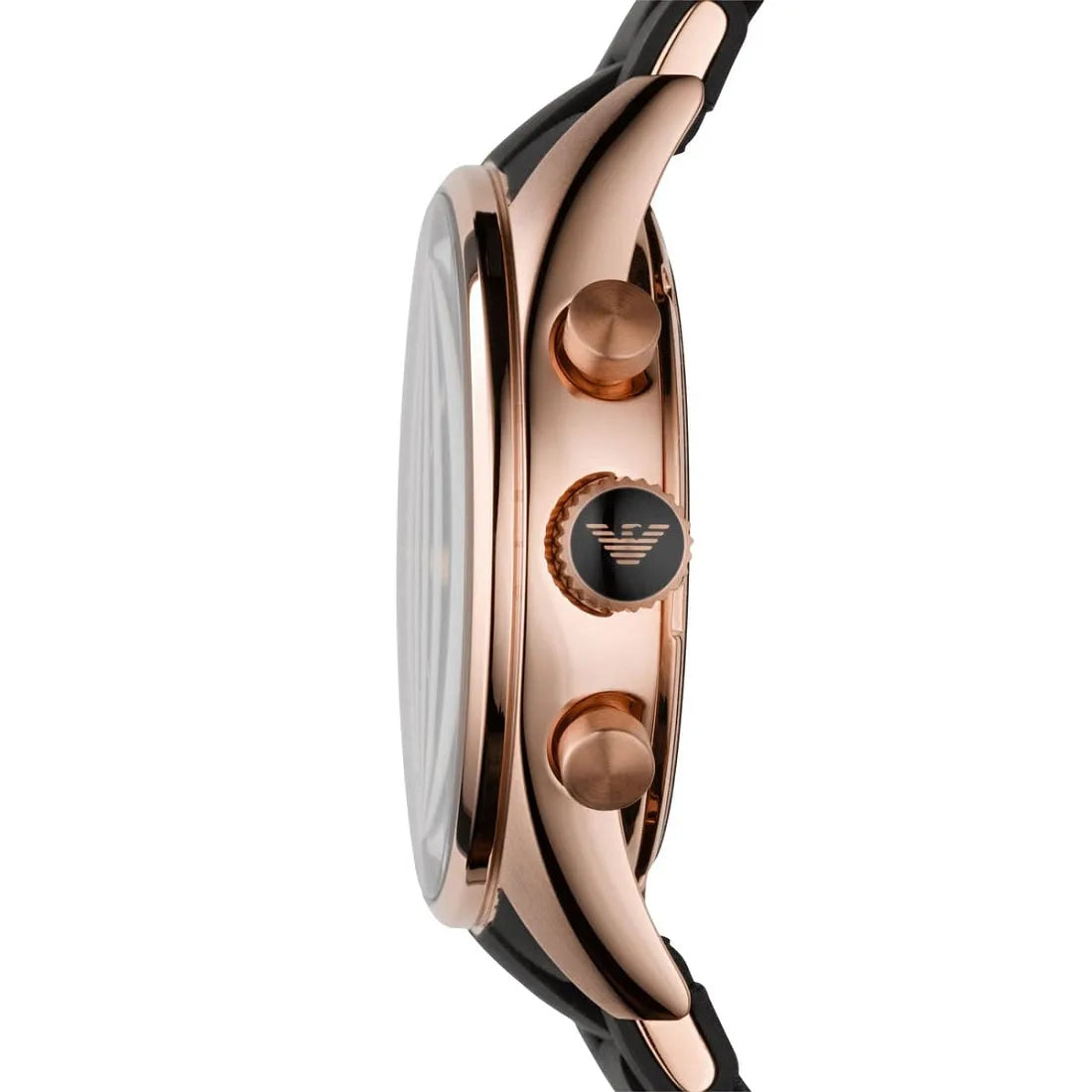 Emporio Armani AR5906 Sportivo Women's Black & Rose Gold Watch - SJR London Timepiece