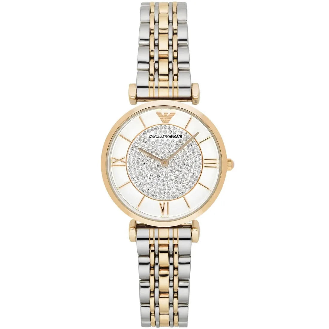 Emporio Armani AR8031 Gianni T-Bar Women's Two-Tone Watch - SJR London Timepiece